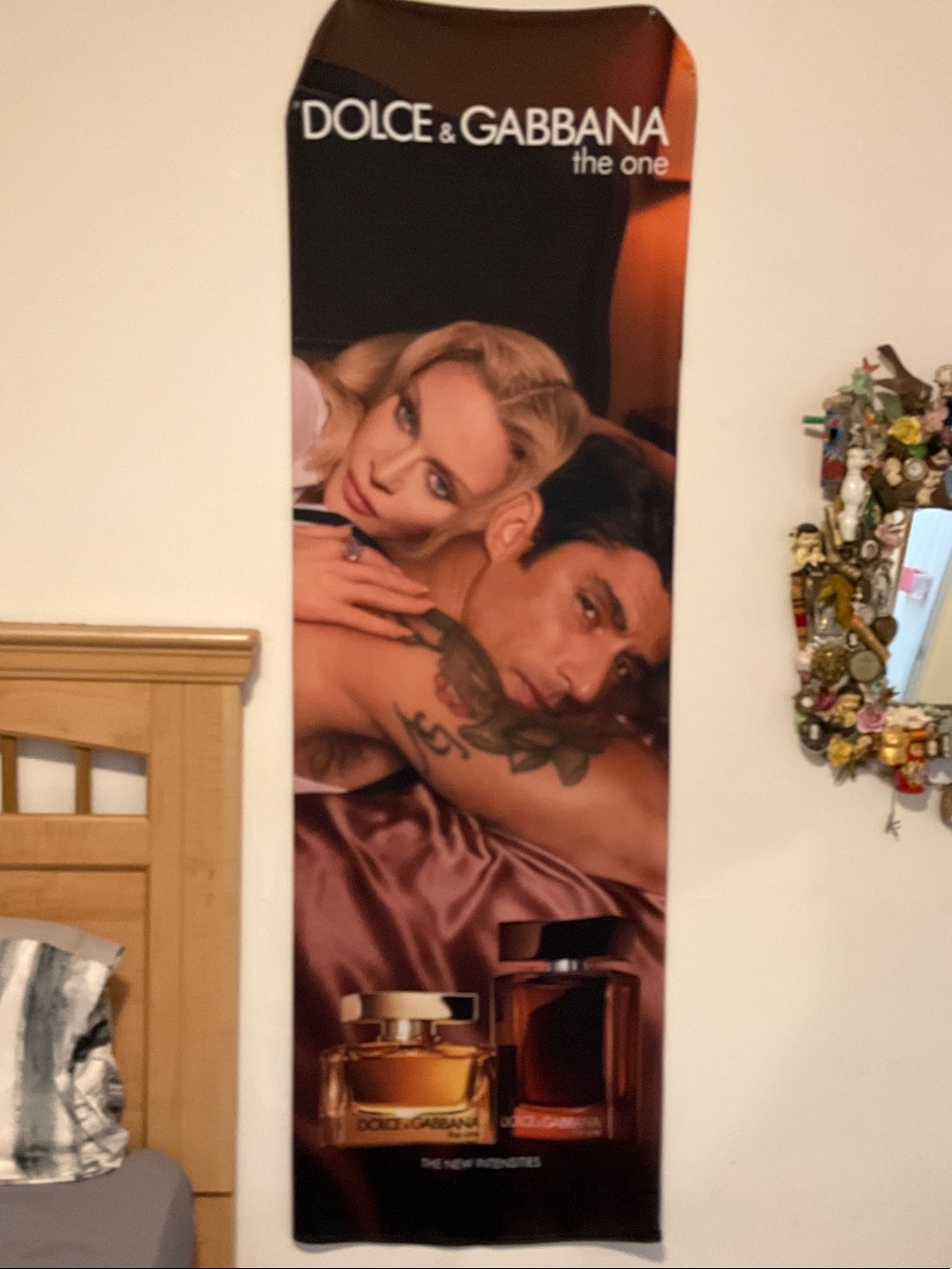 Dolce & Gabbana Madonna Wall Tapestry - Brown and Black Luxe Advertisement